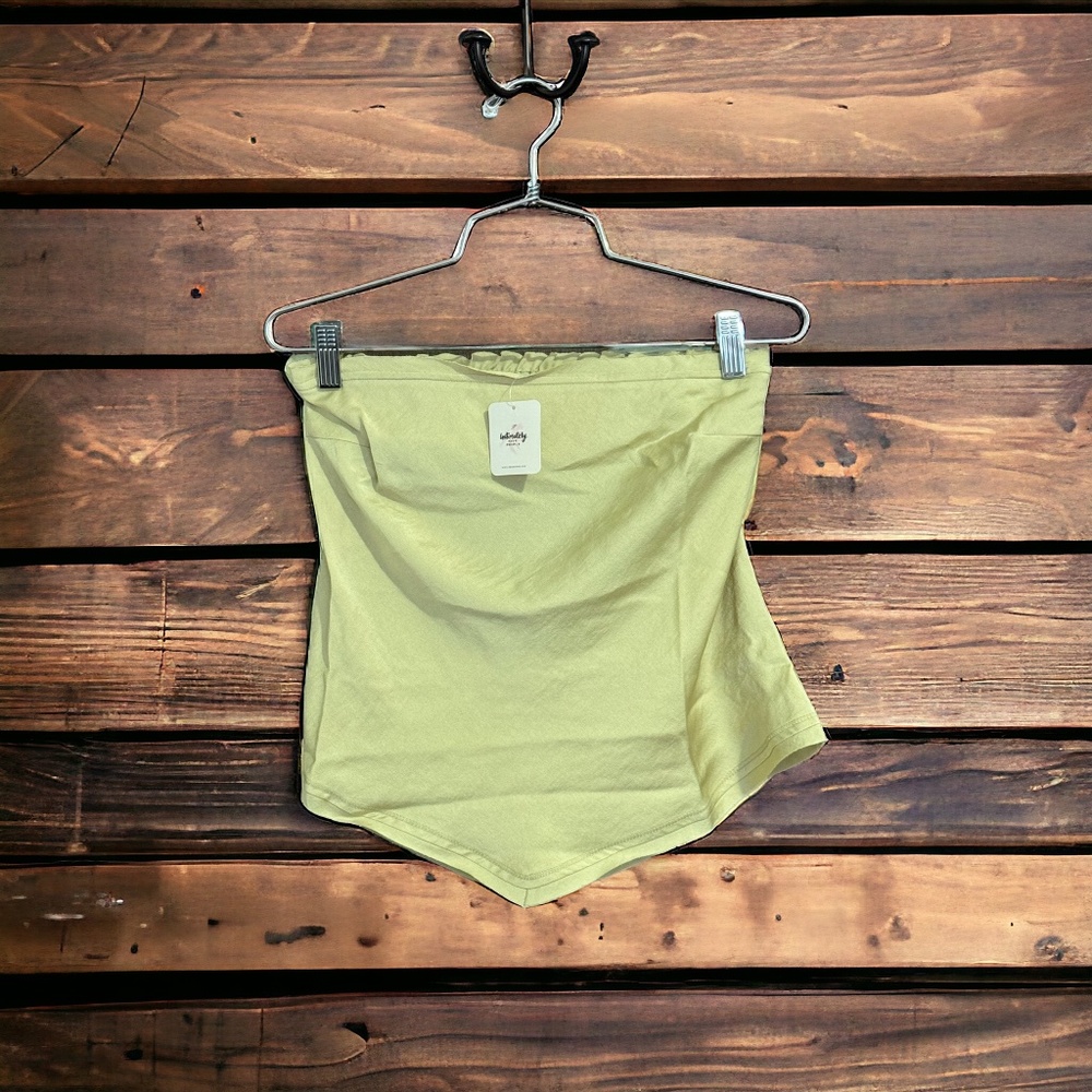 Free People Bandana Green Top
